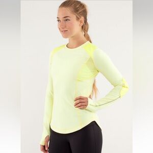 Lululemon athletica Ice Queen Long Sleeve Run Top